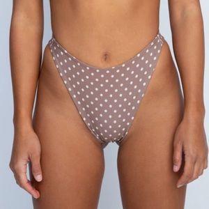 Mid rise swim suit bottoms